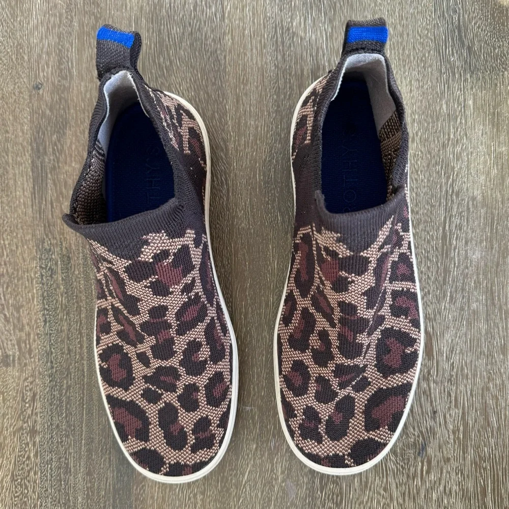 Rothy's The Chelsea High Top Slip On Sneaker Boot in Wildcat - Picture 4 of 14